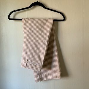 Madewell Gingham Slim Emmett Wide-Leg Crop Pants